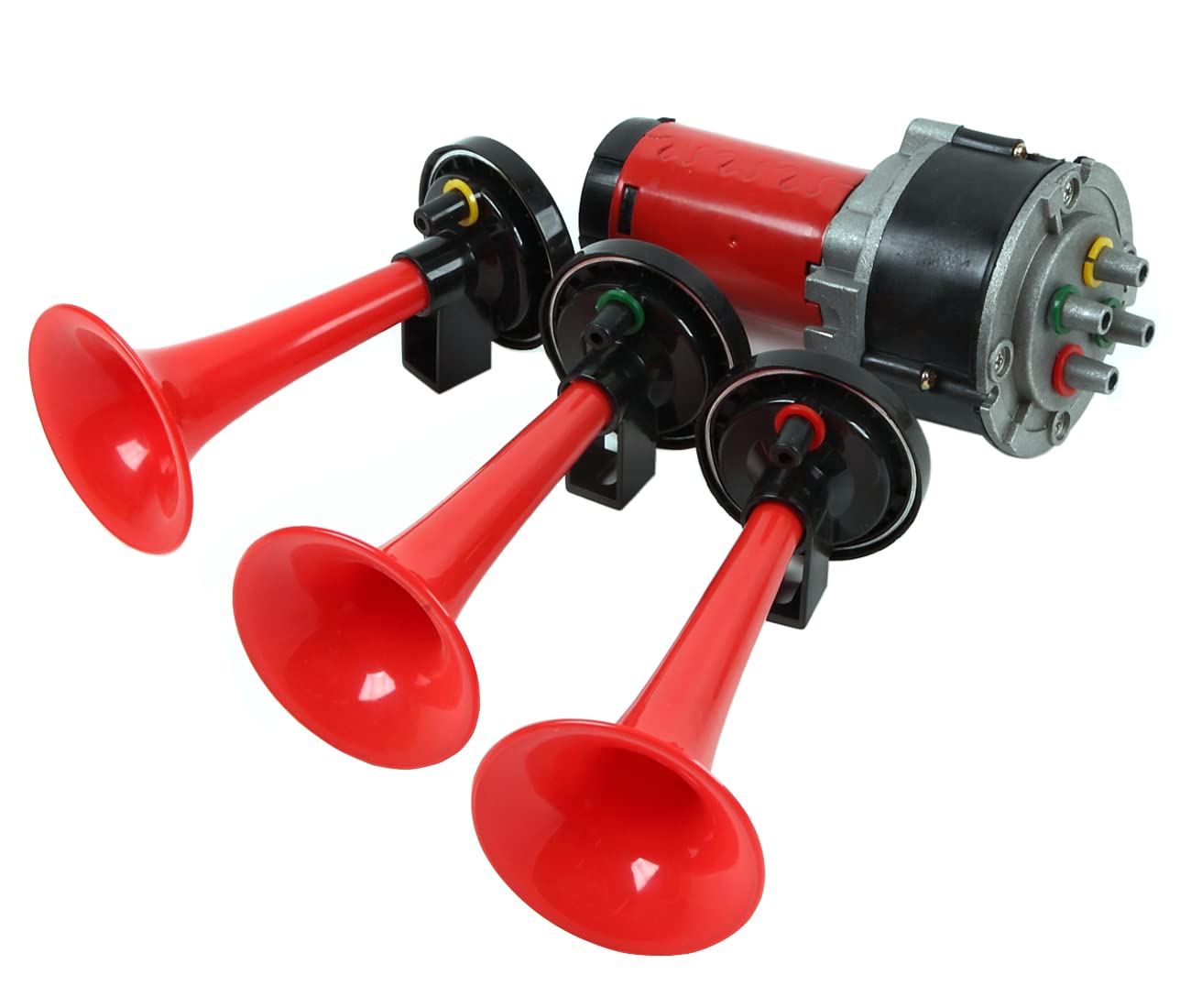 3-Trumpet Twin Tone Musical Air Horn