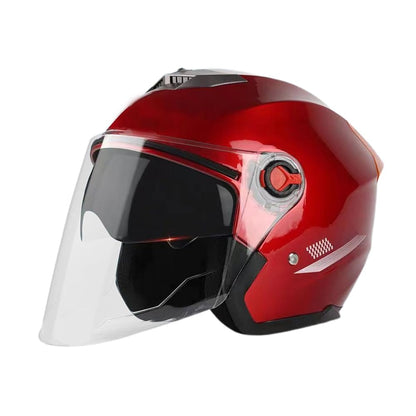 Double-Visor Half Helmet