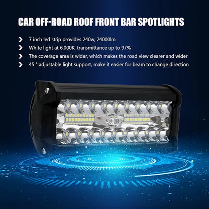 LED Light Bar (White & Yellow)