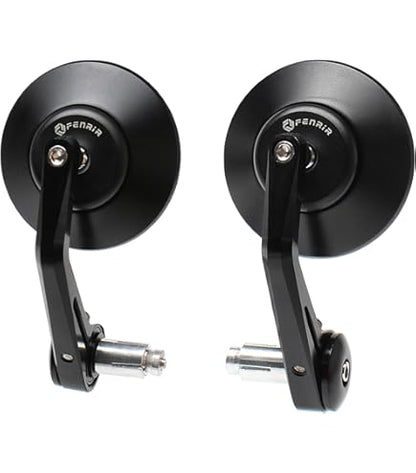 Bar-End Side Mirrors (Round, Pair)