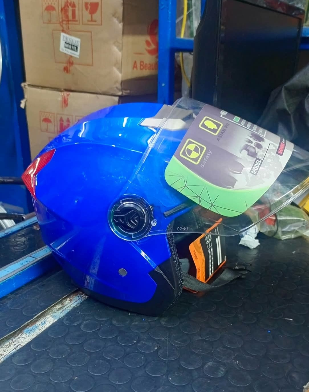 Double-Visor Half Helmet