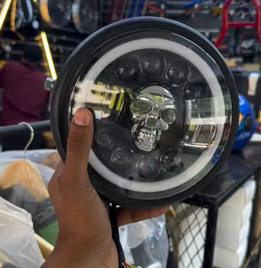 LED Skull Headlamp