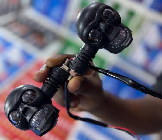 LED Laughing Skull Indicator (Pair)