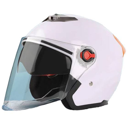 Double-Visor Half Helmet